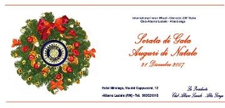 Auguri Di Natale Hotel.Club Di Albano Albalonga C A R F Inner Wheel Italia